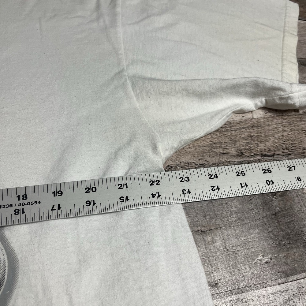 Dale Earnhardt Shirt Size XL White Vintage 90s Nutmeg NASCAR Racing Tee Chevy - Picture 6 of 13